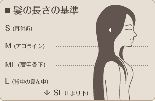 髪の長さ基準